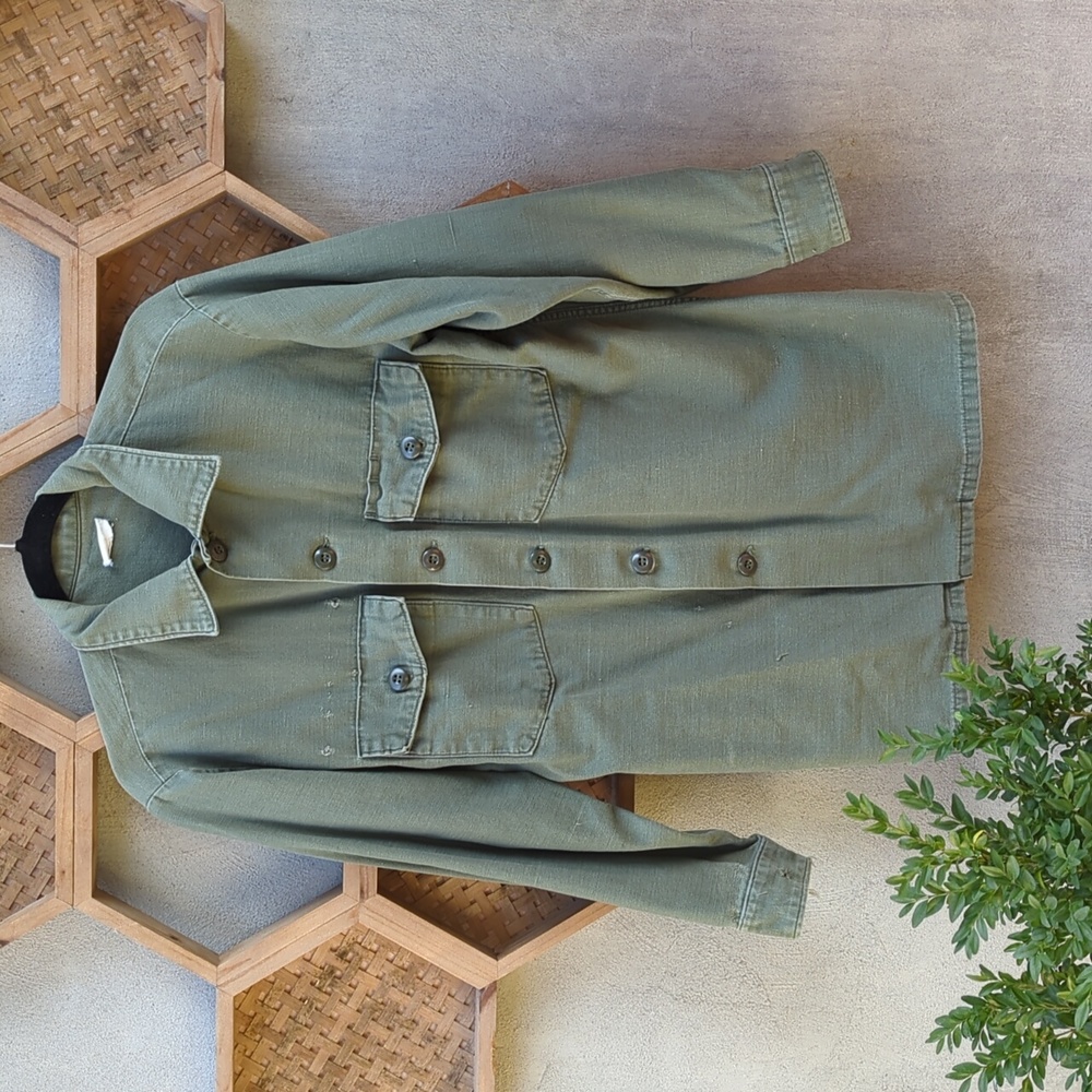 VTG 70s US Military Fatigue Shirt